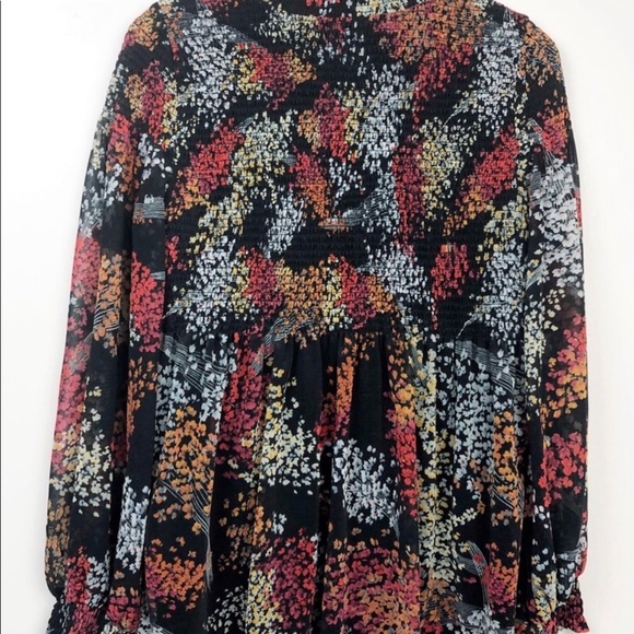 EUC Anthropologie Boho Smock Blouse Sz. M - Picture 5 of 5